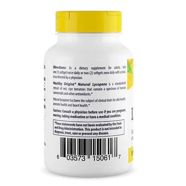 Лікопін Healthy Origins Lycopene 15 mg, 60 капсул - фото 3