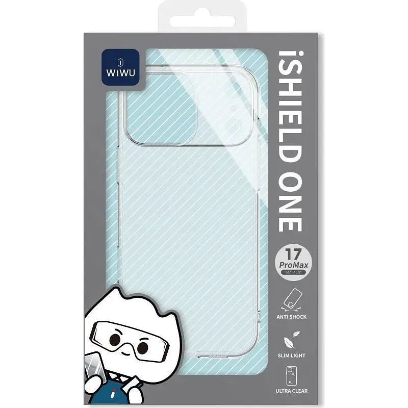 Чохол WIWU Clear Series ZCC-108 для Apple iPhone 17 Pro Max Transparent [145649] - фото 4