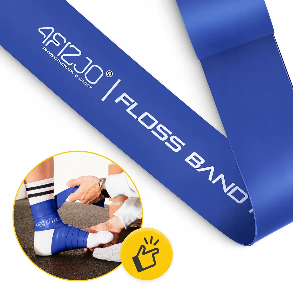 Стрічка компресійна для флосингу 4Fizjo Floss Band 207 x 5 x 0.15 см Blue (P-5905973405232) - фото 6