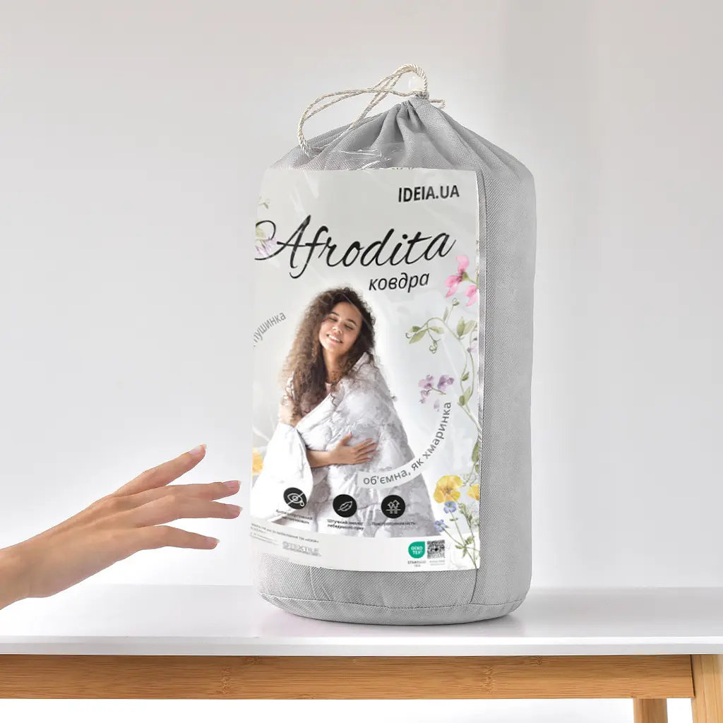 Одеяло IDEIA - Afrodita легкое 155x210 полуторное (150 гр/м2) - фото 6