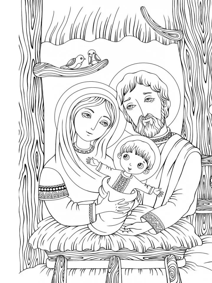 Різдвяна ялинка з наліпками + розмальовки - фото 2