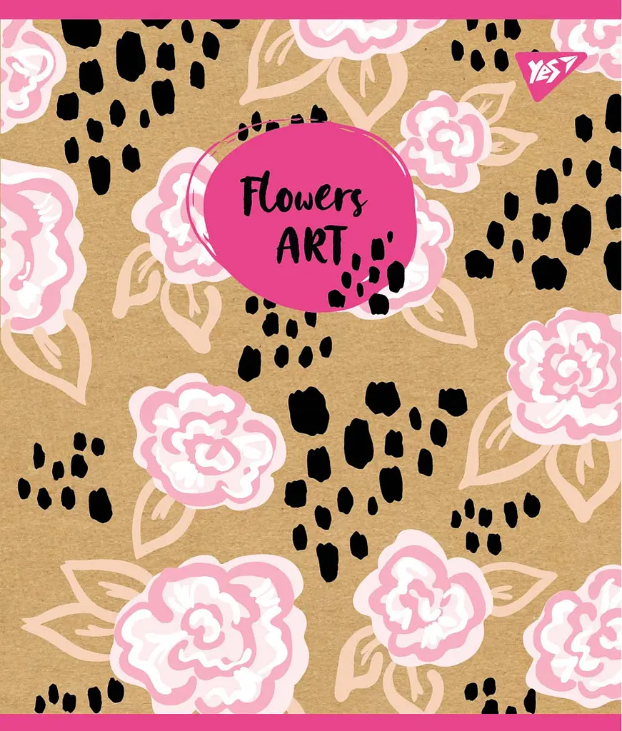 Набор тетрадей Yes Flowers art А5 в клетку 18 листов 10 шт. (765080) - фото 3