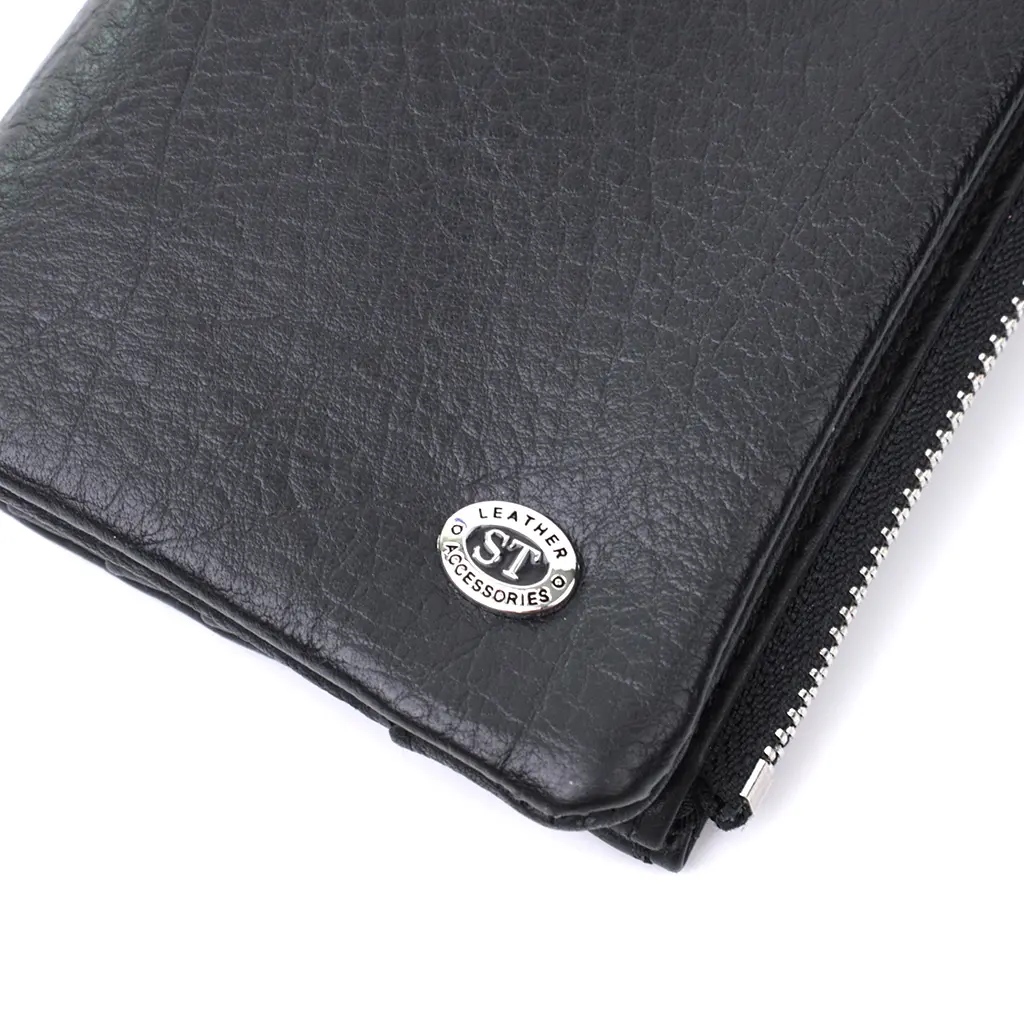 Жіночий шкіряний гаманець ST Leather 9х18х2 см acs0029451 - фото 5