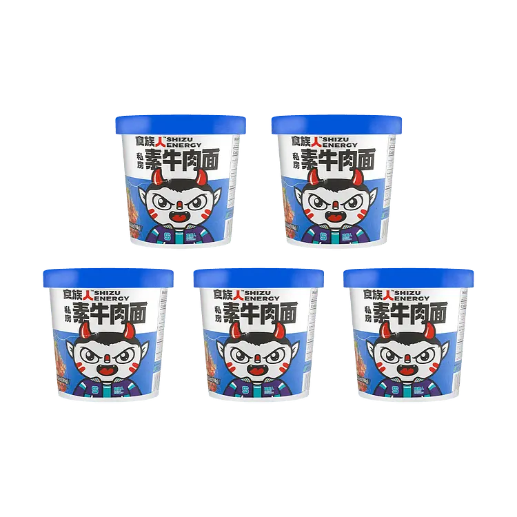 Локшина швидкого приготування ShiZu Energy Beef, 116г - фото 6