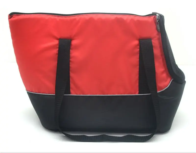 Сумка-переноска для котів та собак Zoo-hunt Вояж №0 23х35х31 см червона - фото 3
