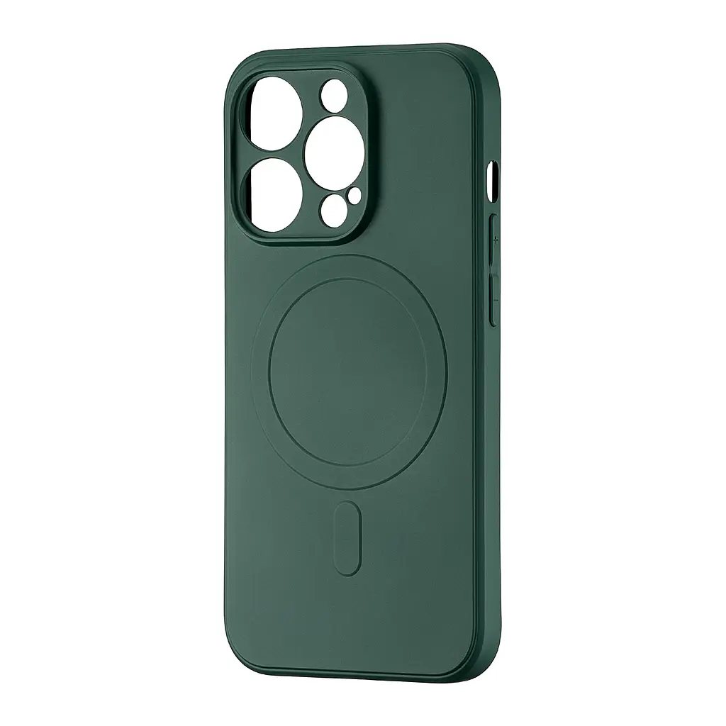 Чохол TPU with MagSafe Protected Camera iPhone 14 Pro Dark Green