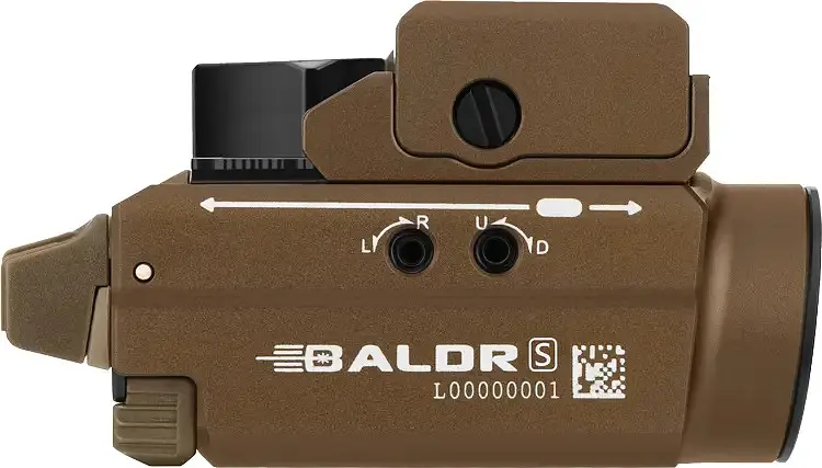 Фонарь с ЛЦВ Olight Baldr S Green Laser Desert Tan - фото 4