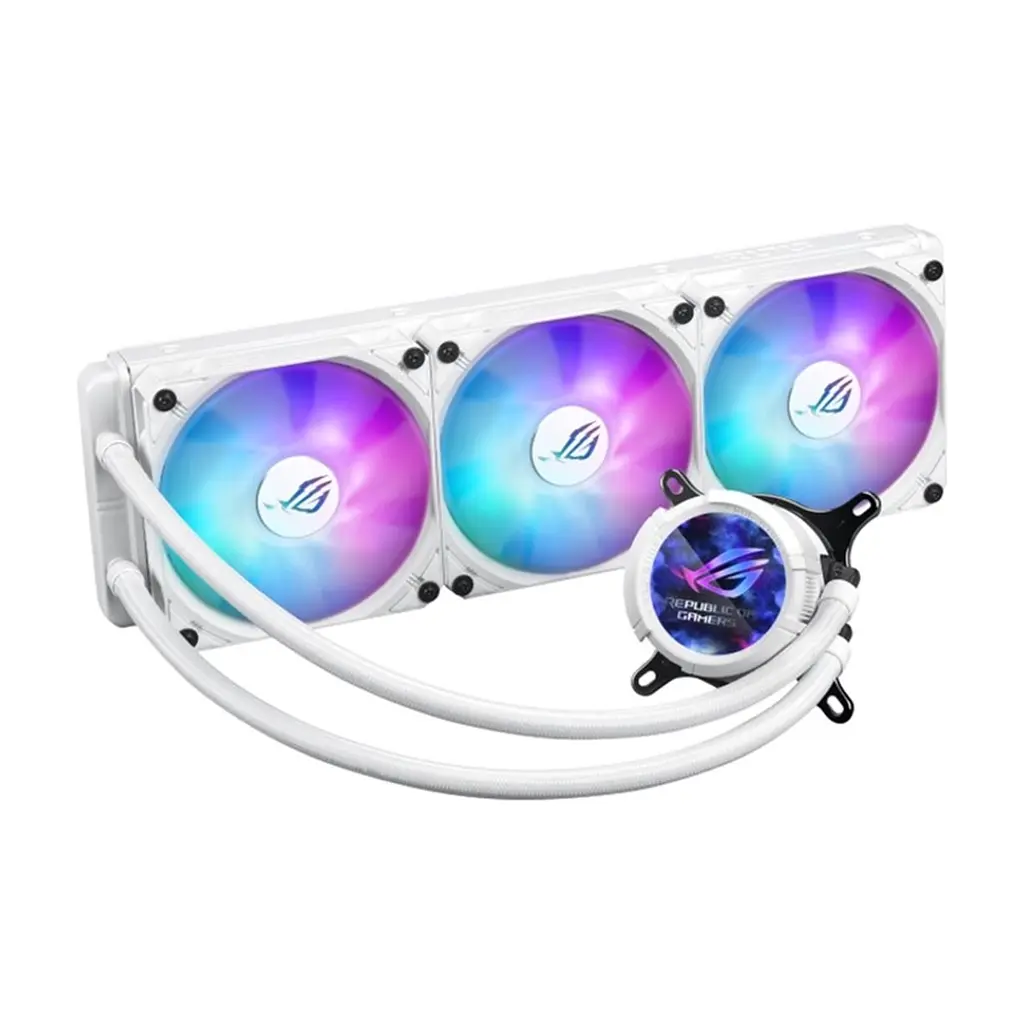 Система рідинного охолодження ASUS ROG Strix LC III 360 ARGB LCD White (90RC00W2-M0UAY0) - фото 3