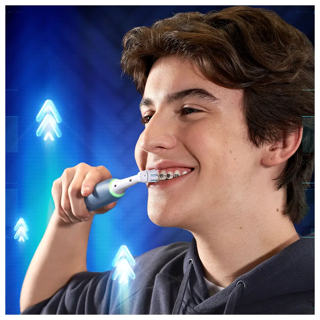 Електрична зубна щітка Oral-b Braun iO 4 My Way Blue + футляр - фото 4