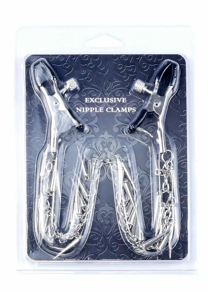 Затискачі для сосків Exclusive Nipple Clamps No.10 сріблясті - фото 4