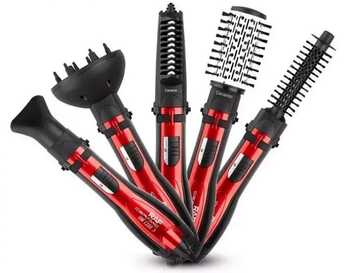 Фен-щітка для волосся Rotative Brush RAF R416 ∙ Брашинг для укладання волосся з насадками 5 в 1, 1200Вт - фото 2