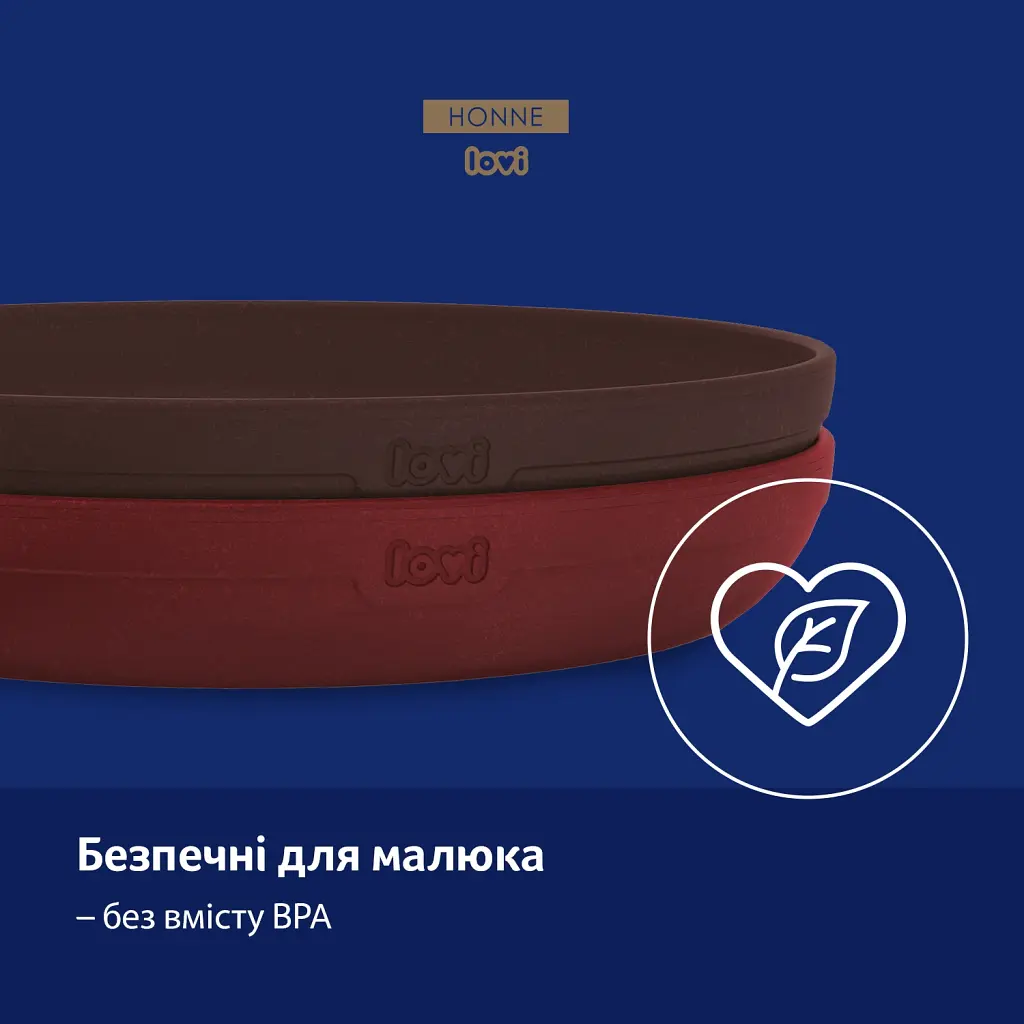 Тарілки дитячі LOVI Tamarillo 2 шт. бордові (21/530_red) - фото 4