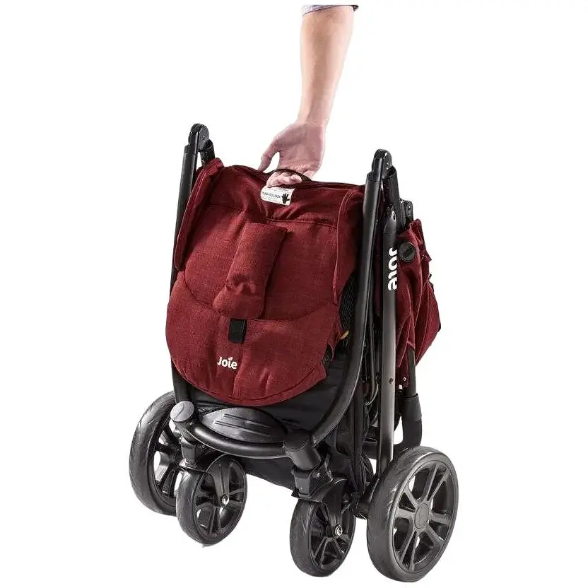 Прогулянкова коляска Joie Litetrax 4 Flex Liverpool Red Liverbird  червона (S1112UBLFC000) - фото 4