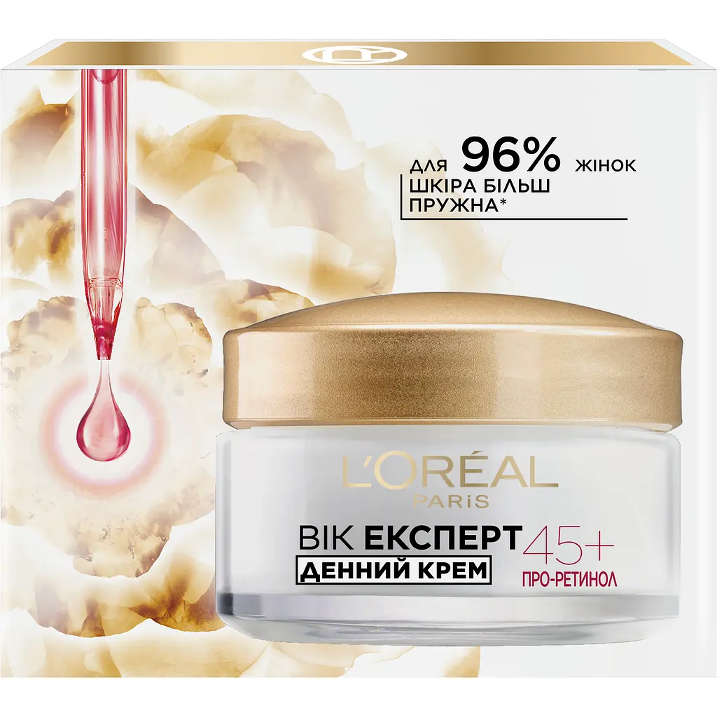 Денний крем для обличчя L'Oreal Paris Вік експерт 45+ Ліфтинг-догляд проти зморщок, 50 мл (A7821300) - фото 5