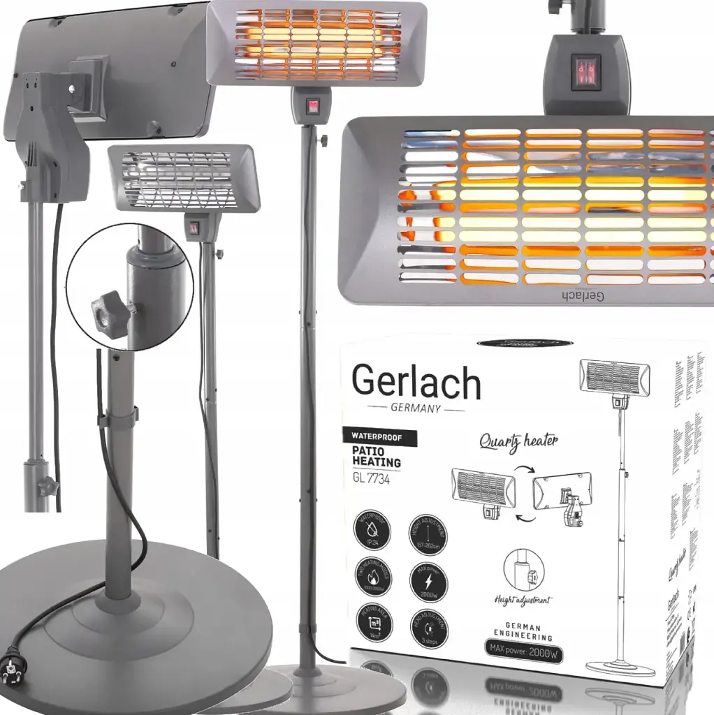 Обігрівач кварцовий Gerlach GL 7734 - фото 4