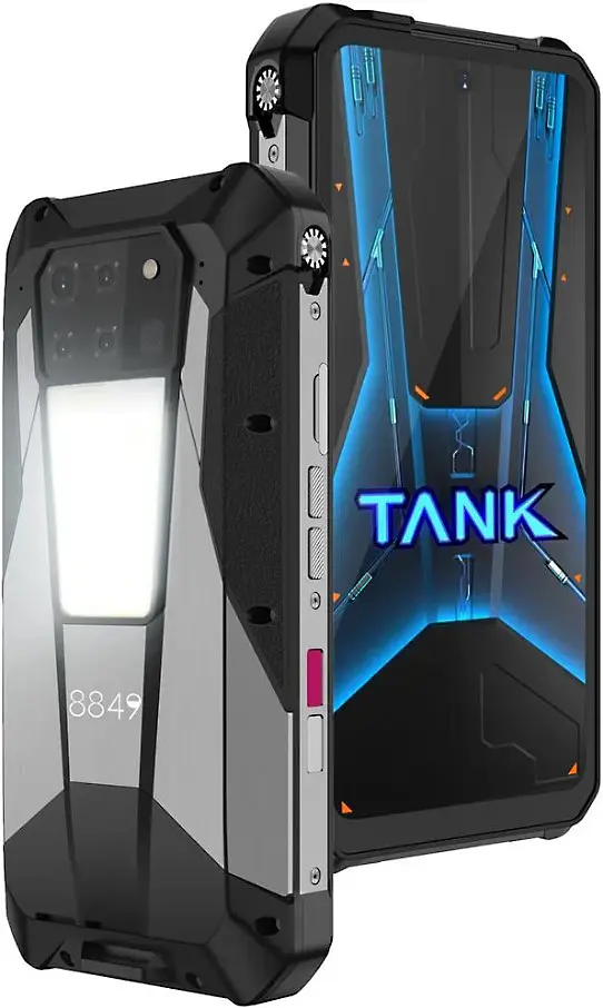 Смартфон Unihertz 8849 TANK 3 PRO 16/512GB Night Vision + Проектор + Прожектор Black - фото 2