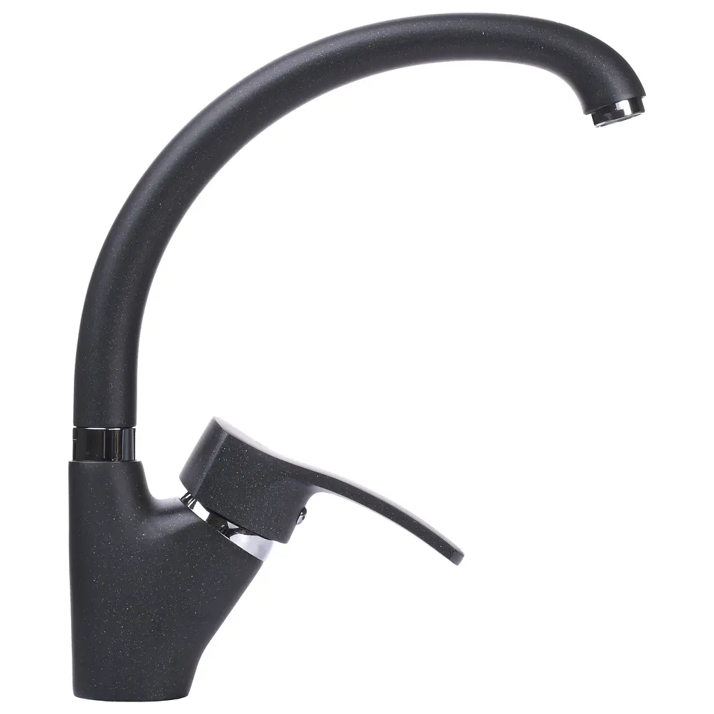 Змішувач для кухні Globus Lux GLQU-0203S-BIG-1-Onix Чорний - фото 2