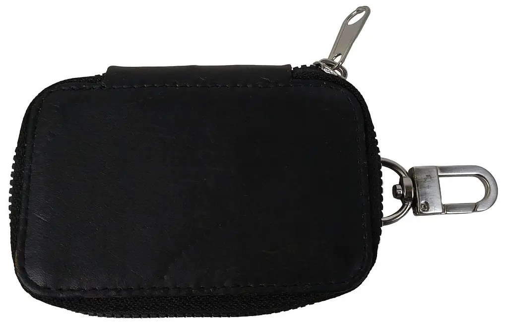 Ключниця Luxury Key Case натуральна шкіра Чорна - фото 2