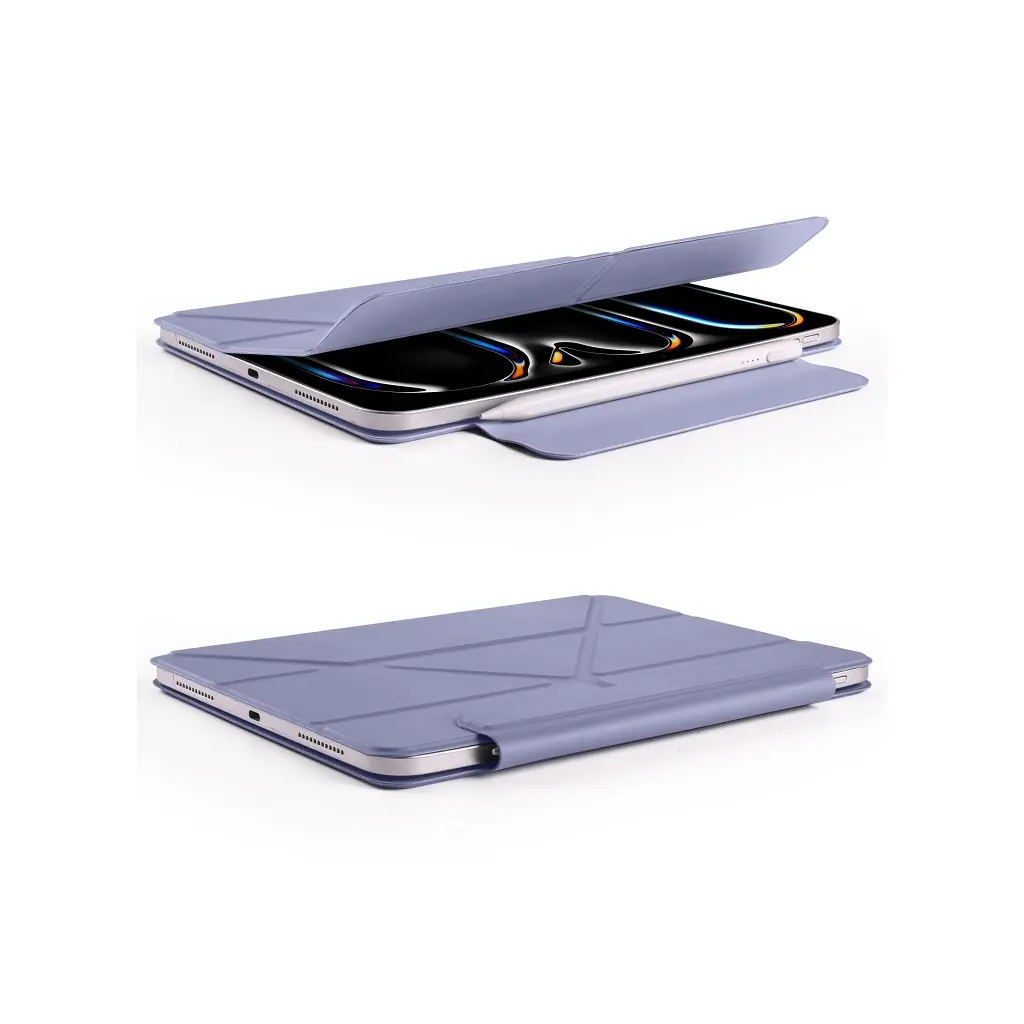 Чехол BeCover Ultra Slim Origami Magnetic для Apple iPad Pro 11" M5 2025 Deep Purple (715952) - фото 6