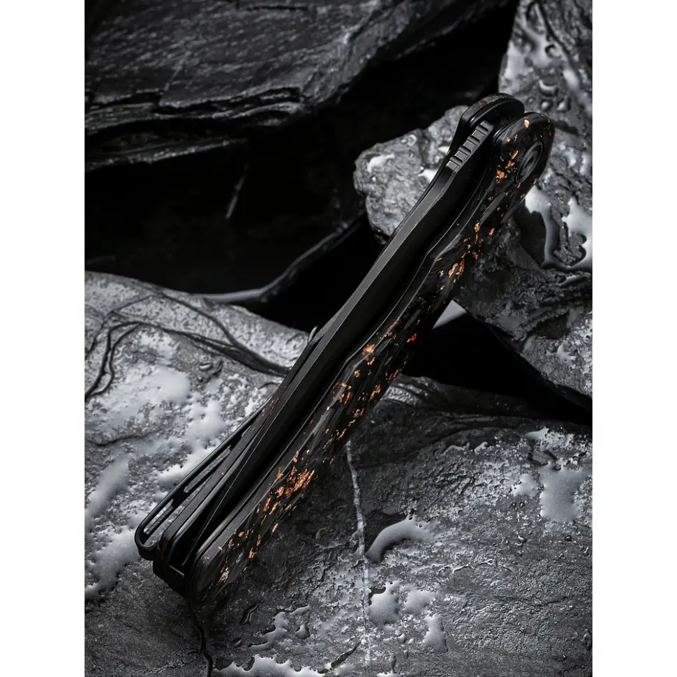 Ніж складаний туристичний Civivi Praxis, (9.5 см) 9Cr18MoV / Carbon Fiber & Resin - фото 13