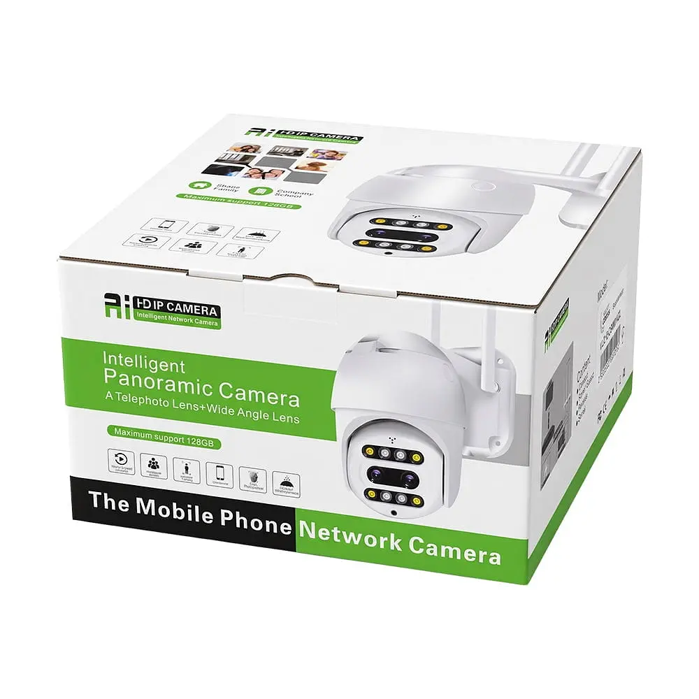 IP PTZ-відеокамера з WiFi 6Mp (2*3Mp) Light Vision VLC-9106WI10ZL (CareCam Pro) f=4+8mm, ІЧ+LED-підсвічування, з мікрофоном (75-00354) - фото 7