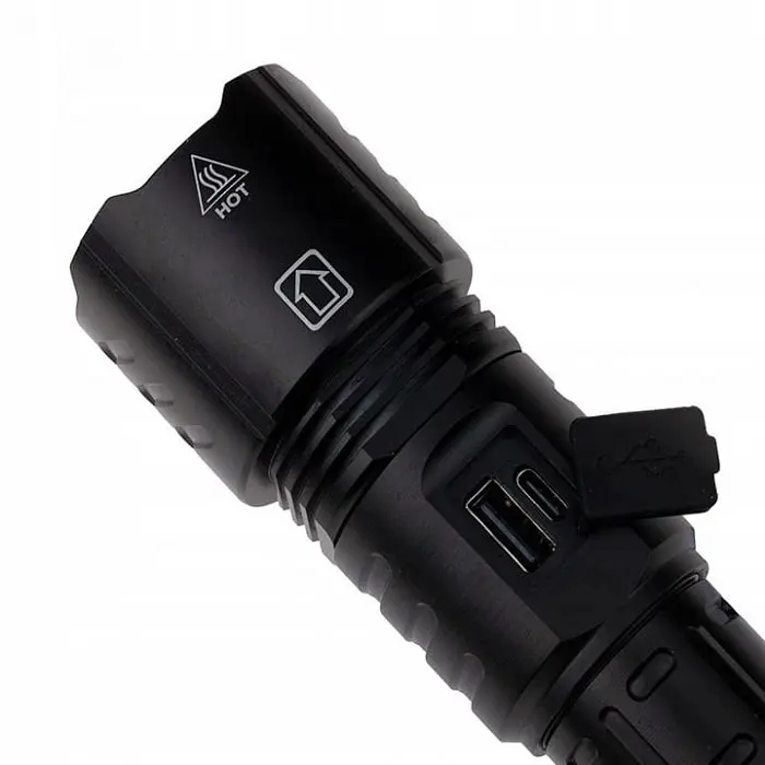 Ліхтар ручний акумуляторний X-Balog bl-p712-p160 з функцією powerbank акумулятор 26650 - фото 7