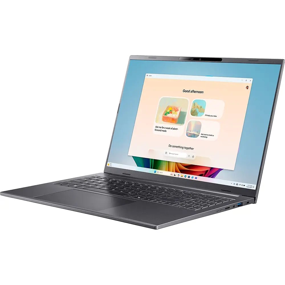 Ноутбук ACER Aspire 16 AI OLED A16-61M-R3B6, AMD Ryzen AI 5 330 до 4.5GHz, 16" WUXGA, 16GB, SSD 1TB, AMD Radeon 820M, Free Dos - фото 4