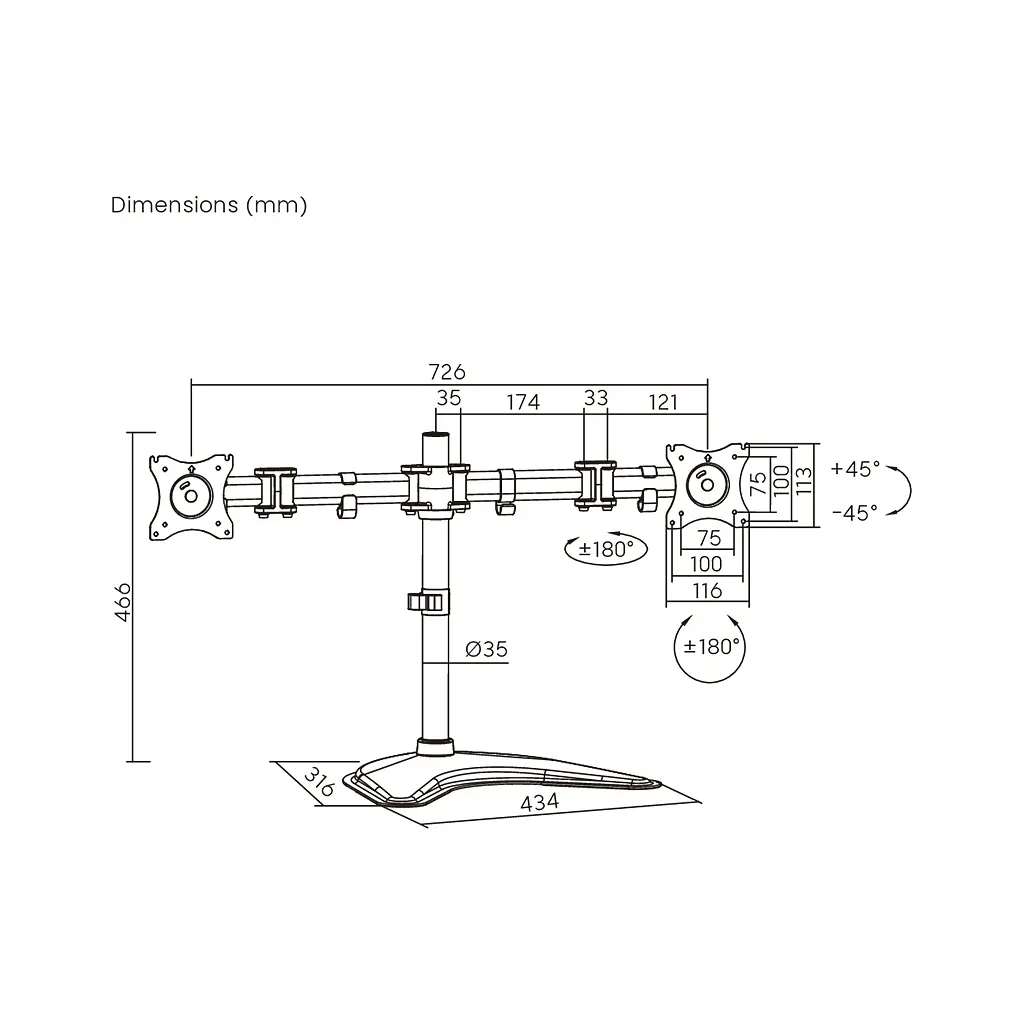 Кронштейн HiSmart HS083922 - фото 2
