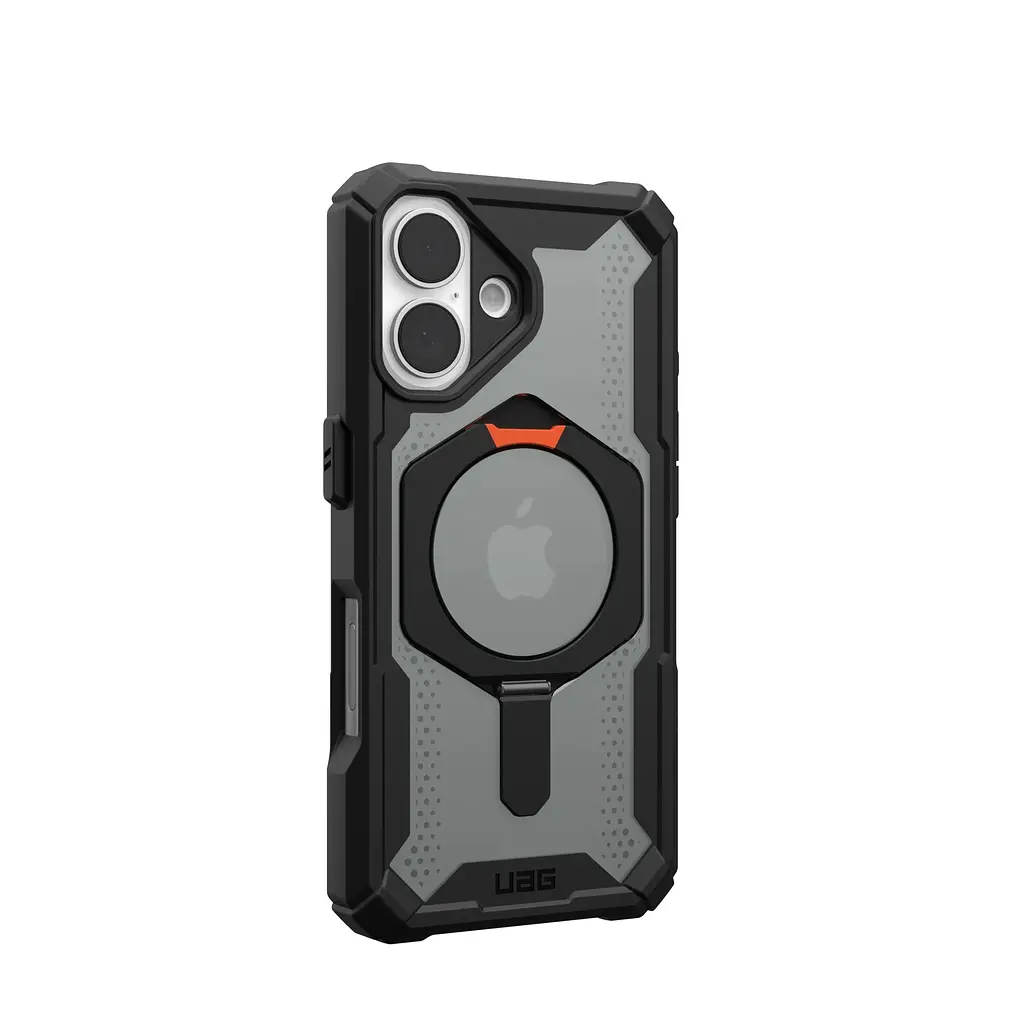 Чохол UAG для iPhone 16, Plasma XTE MagSafe, Black/Orange teh0019499 - фото 2