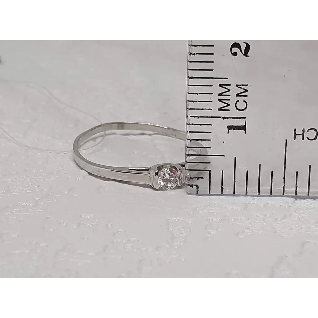 Срібне кільце Qvaliz з фіанітами. 90100622 17,5 - фото 5