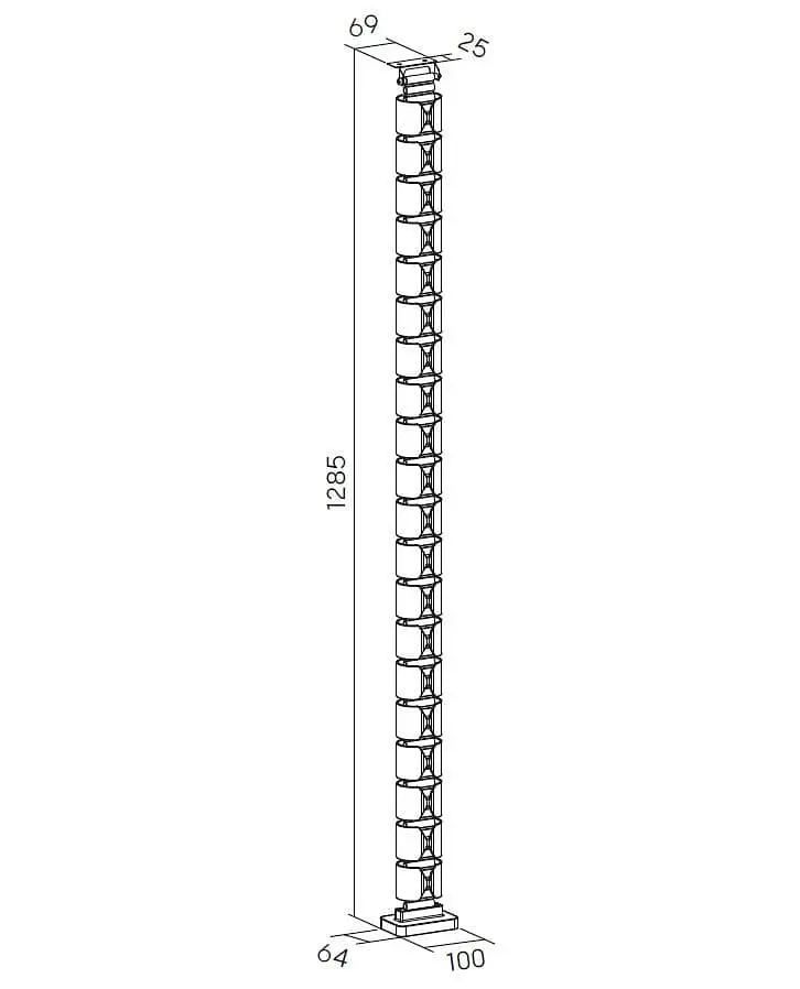 Органайзер для кабелю Officepro CM630W White - фото 11