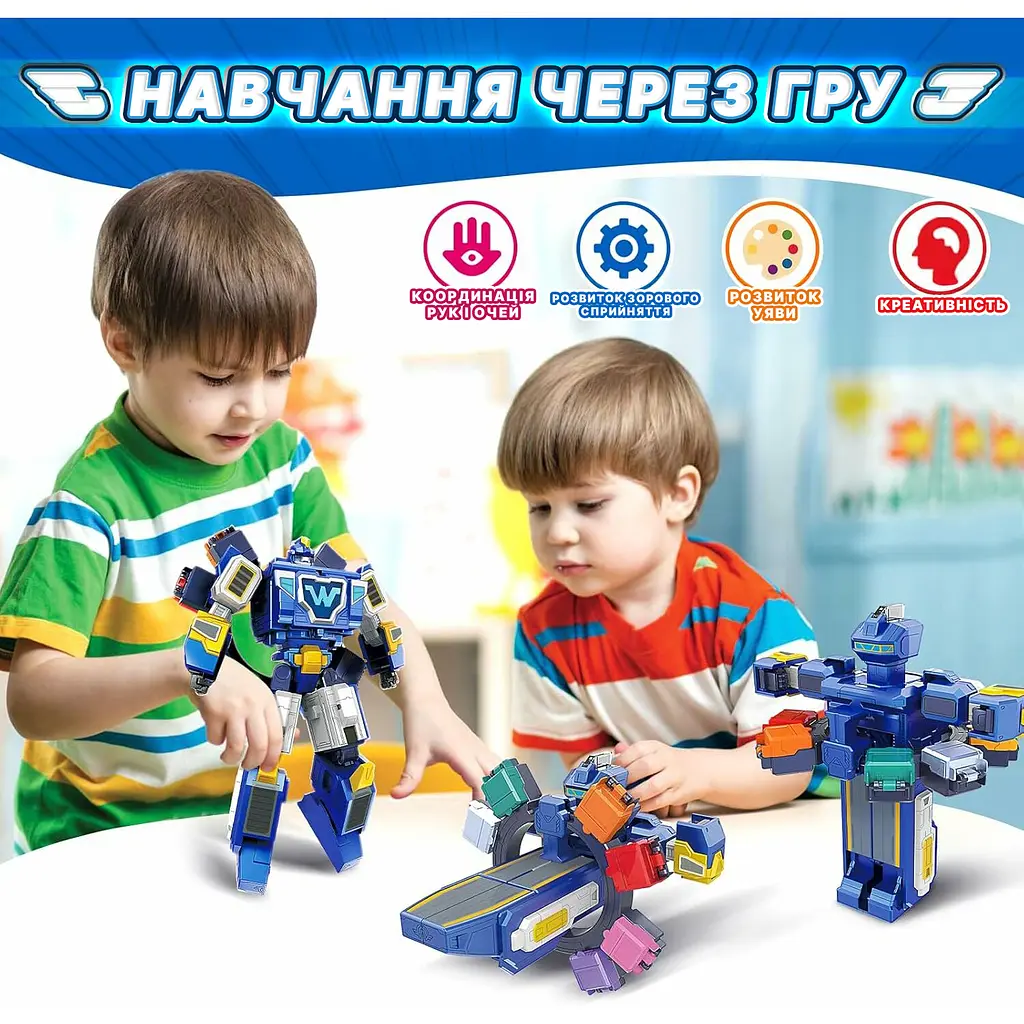 Игровой набор Super Wings Transforming Всемирный космодром 3в1 (YW780288) - фото 5