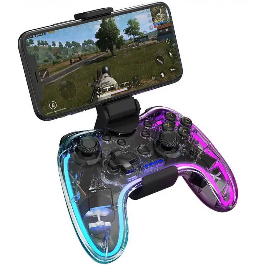 Беспроводной геймпад XTRIKE ME GP-52 с подсветкой Bluetooth Android iOS Play Station 3/4 Nintendo - фото 2