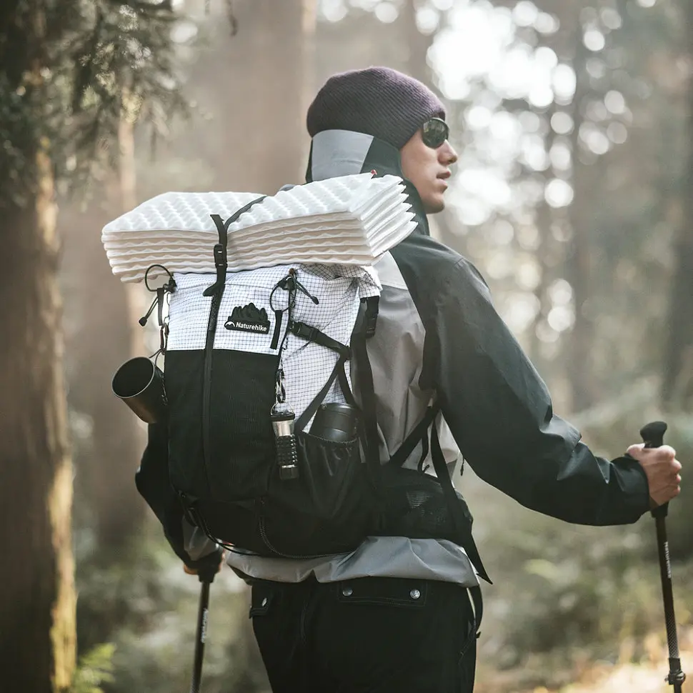 Рюкзак туристичний Naturehike Helium CNK2300016, 30+5 л, білий - фото 6