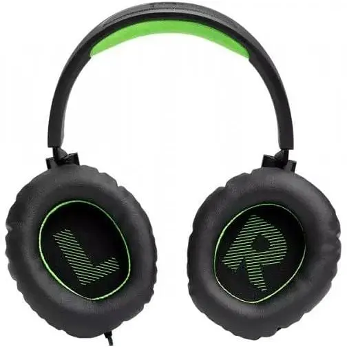 Наушники проводные с микрофоном JBL Quantum 100X (JBLQ100XBLKGRN) черные JBLQ100XBLKGRN - фото 7