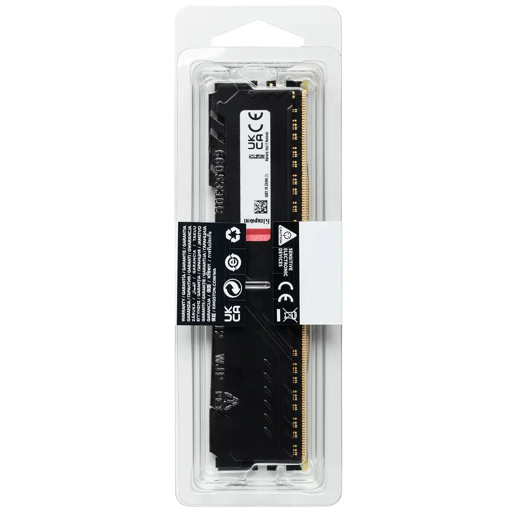 Оперативна пам'ять Kingston Fury Beast Black DDR4, 8GB/3200 (KF432C16BB/8) - фото 6