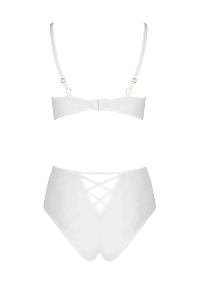 Комплект белья Passion Lovelia Bikini, XXL/XXXL (белый) - фото 7