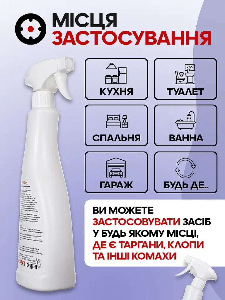 Venom Комплект від тарганів: Spray (2х750 мл) + Gel (2х25 мл) - фото 6