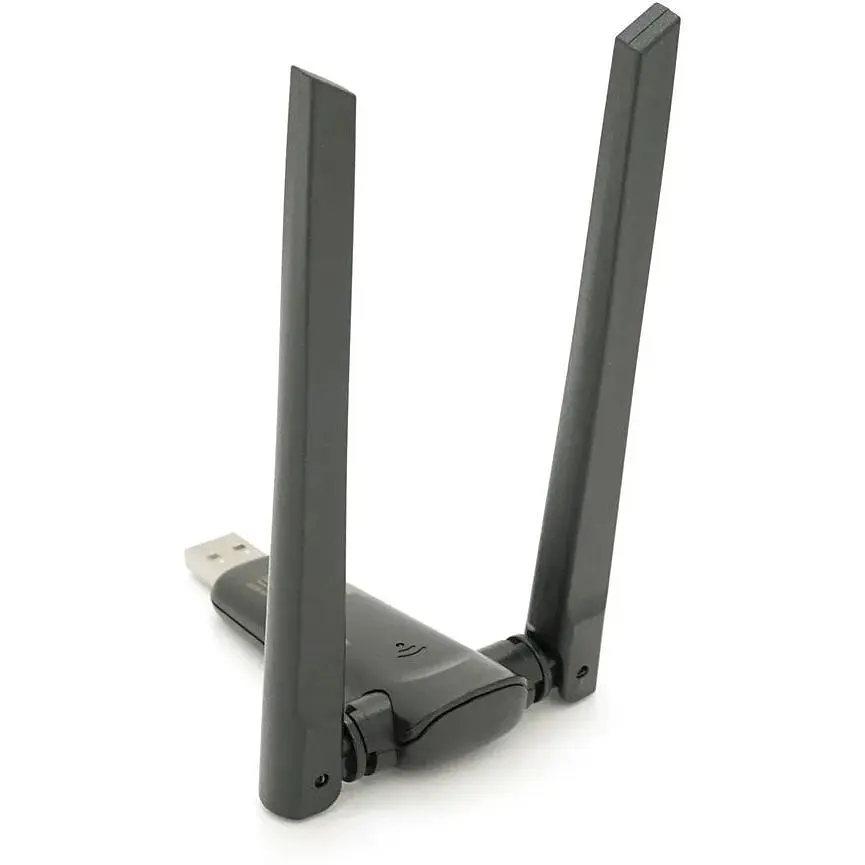 Беспроводной сетевой адаптер Voltronic Wi-Fi-USB Merlion LV-UAC21, RTL8811CU, с 2-мя антеннами 10см, 802.11 a/b/g/n, 600MB, 2.4 GHz, Blister Q50 - фото 3
