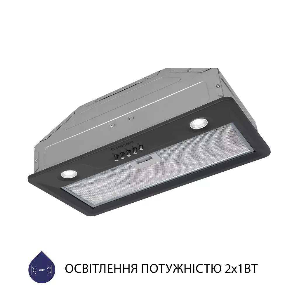 Вытяжка полновстраиваемая Minola HBI 5202 GR 700 LED - фото 5