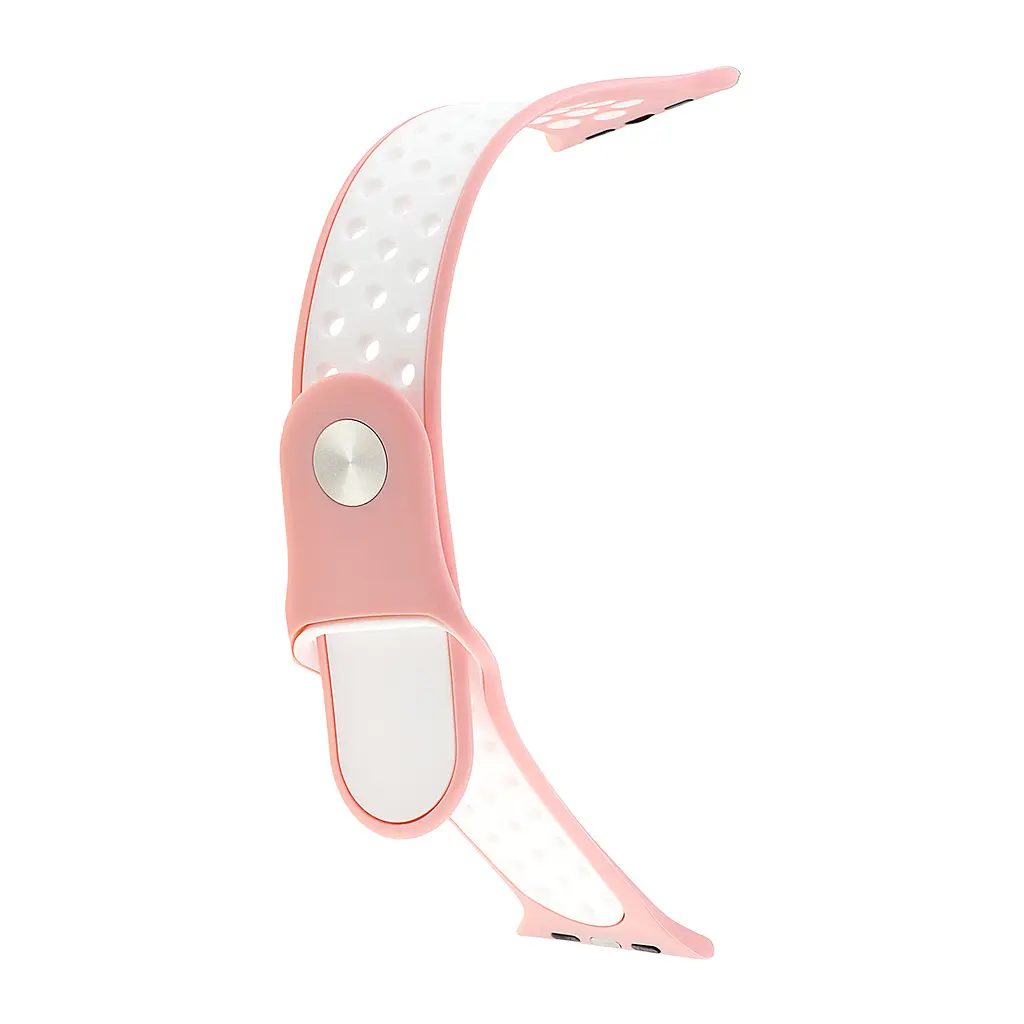 Ремінець Nike Sport Apple Watch 42/44/45/46/49 mm Pink White - фото 2