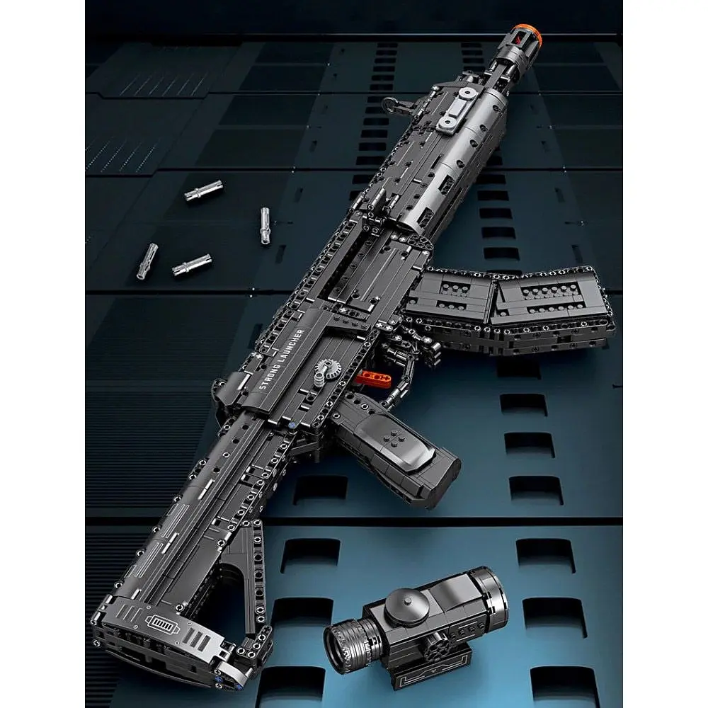 Конструктор Reobrix Гвинтівка QBU-191 з функціональним механізмом (77024) [171509] - фото 5