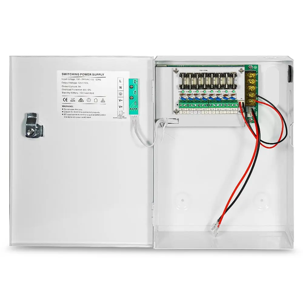 Джерело безперебійного живлення Kraft PSU-1205/8CH (41-00031) - фото 2