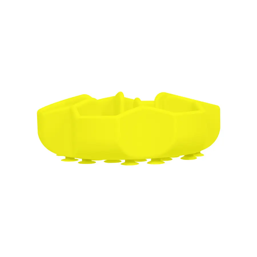 Миска для повільного харчування Waudog Silicone 450 мл жовтий - фото 4