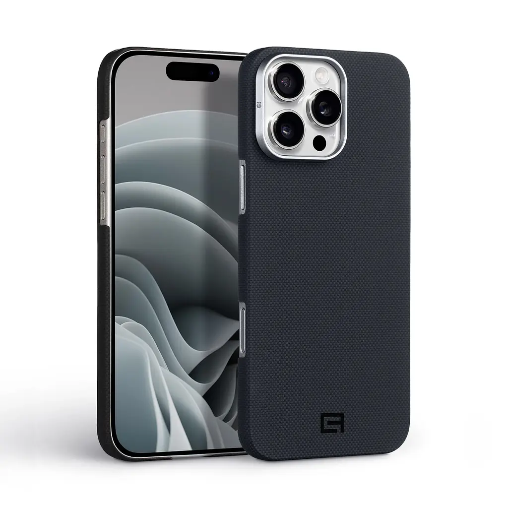 Чехол ArmorStandart BlackIcon Aramid Plain MagCase для Apple iPhone 16 Pro Max Black (ARM90170) - фото 2