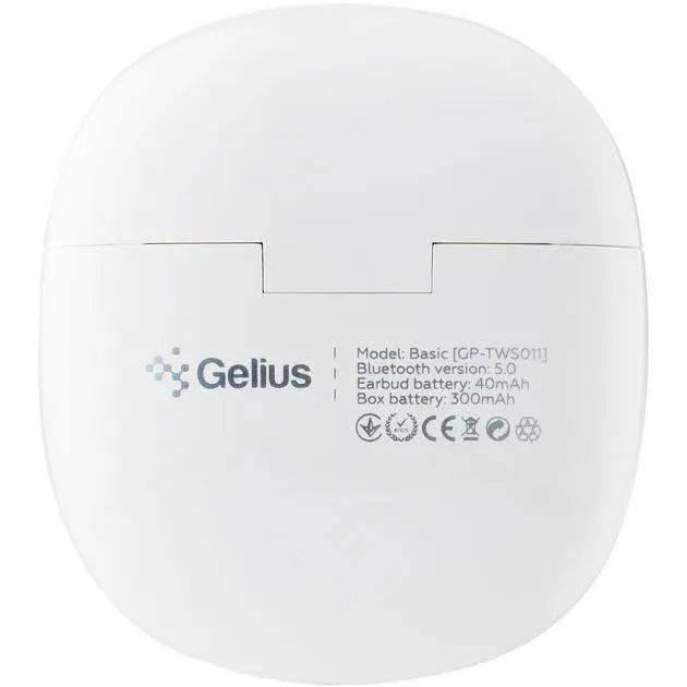Бездротові нюшники Bluetooth Headset Gelius Pro Basic GP-TWS011 White - фото 5