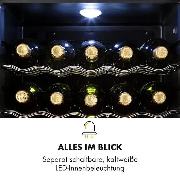 Холодильник для напитков Klarstein Beersafe XL Onyx 60л (10032871) - фото 5