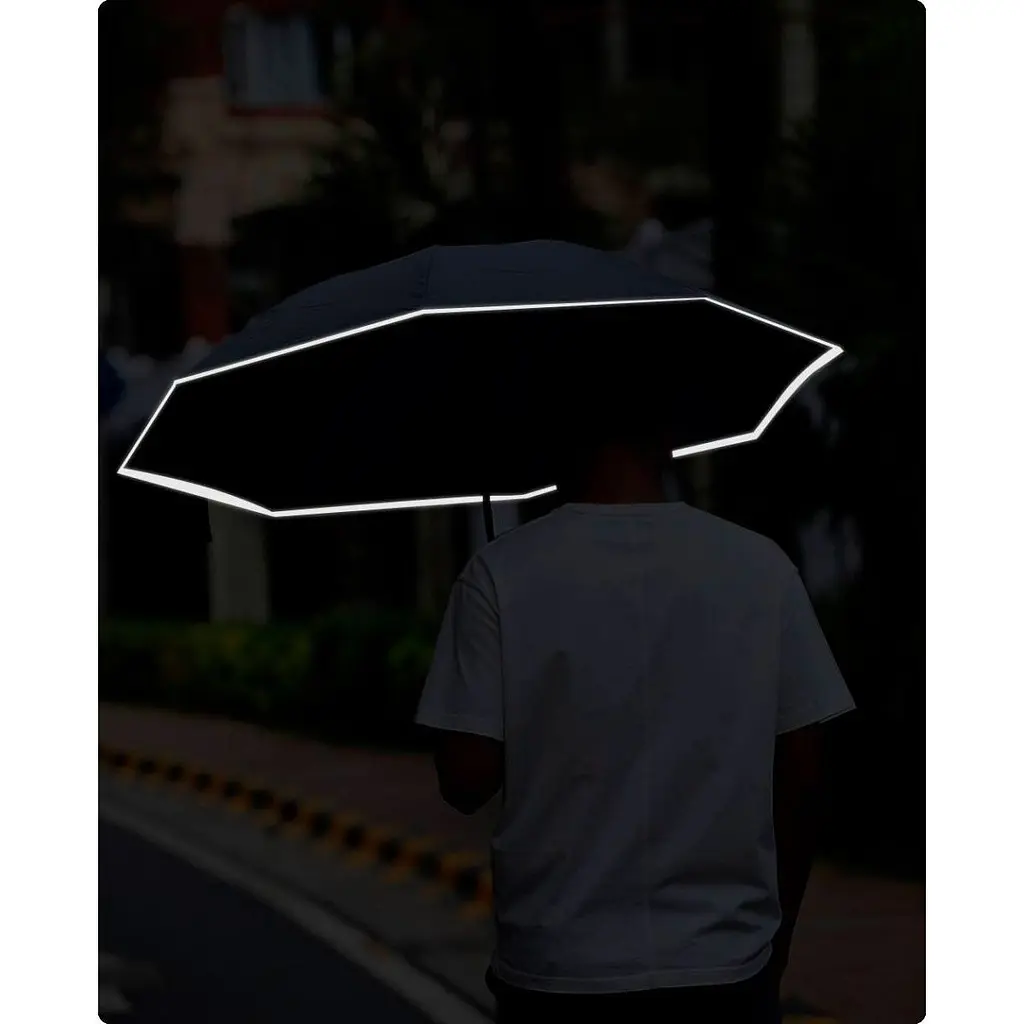 Парасолька Xiaomi Zuodu Automatic Umbrella (ZD002-LED) Red [51082] - фото 5
