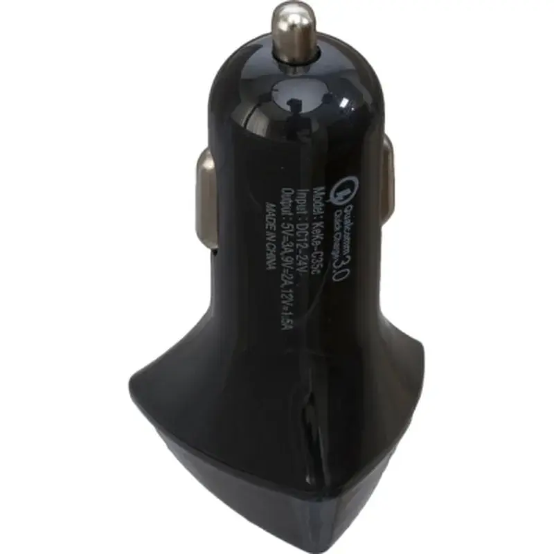 Зарядний пристрій Patron USB QC3.0 3A black (PN-QC3-CAR-B) - фото 2