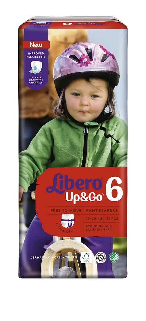 Підгузки-трусики Libero Up&Go 6 (13-20 кг), 36 шт. - фото 2
